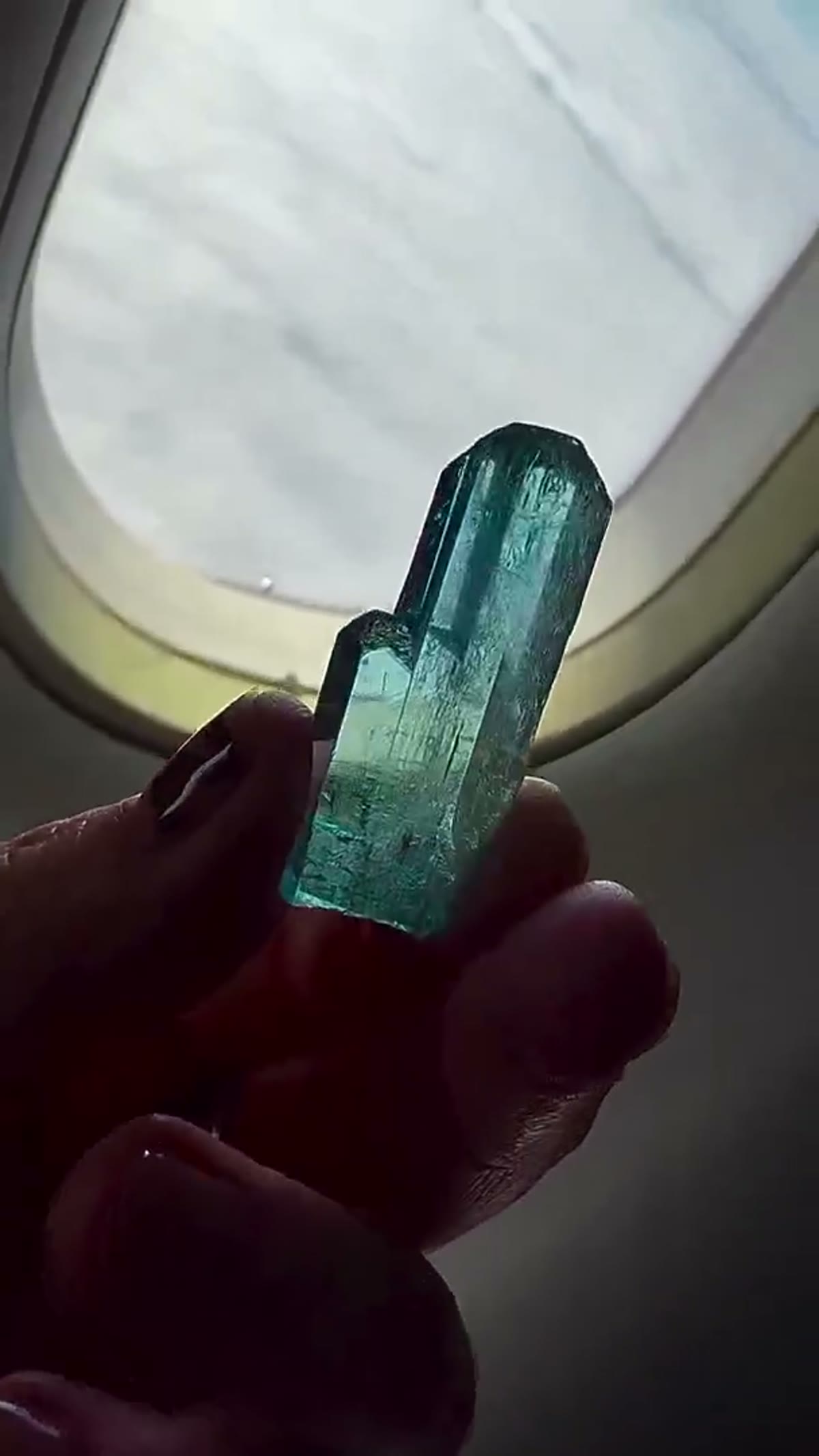 Aquamarine Specimen from Vietnam: Above the clouds, below the impossible - view 4