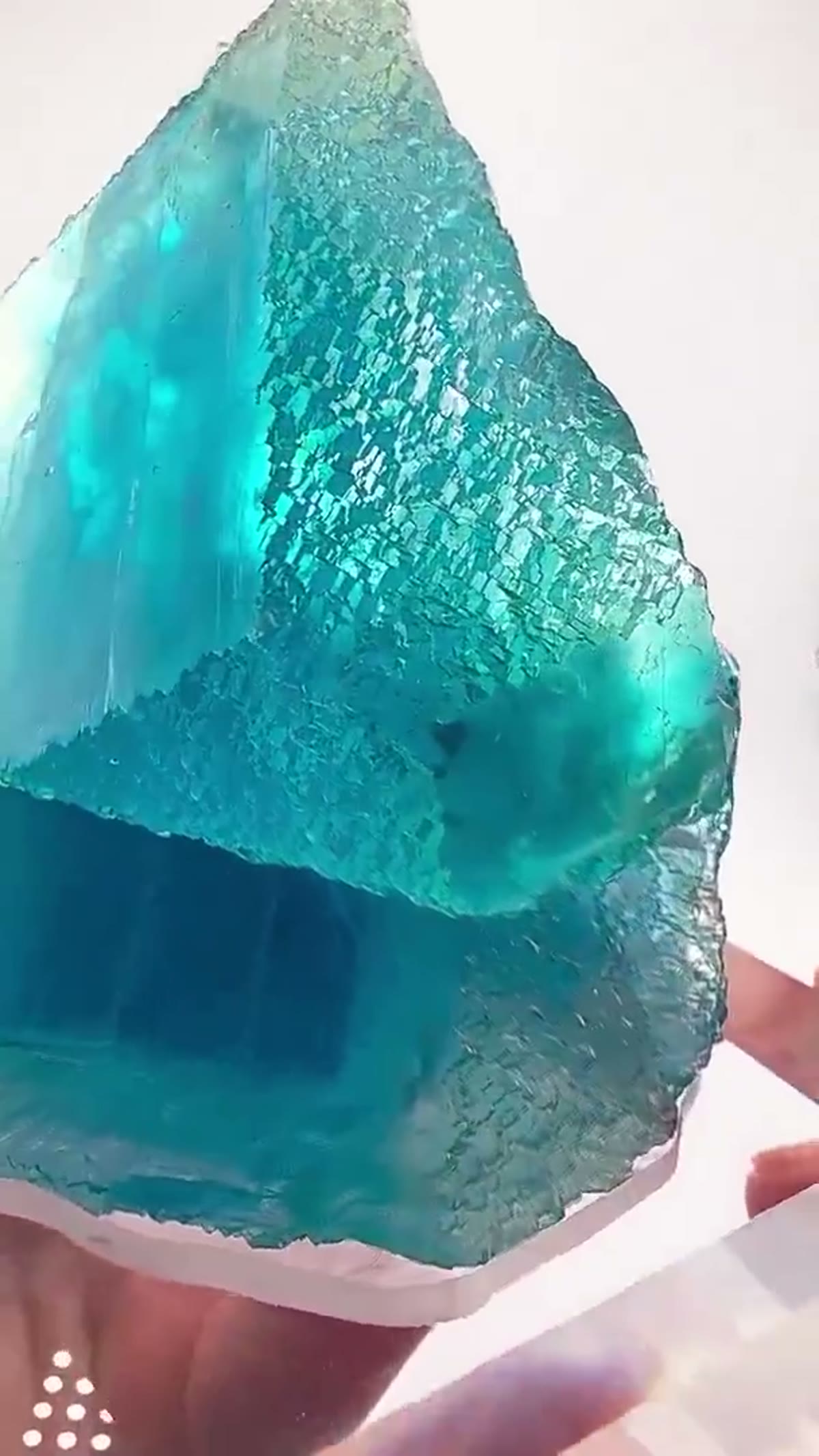 Fluorite Specimen from China: Frozen Blue Perfection - view 4