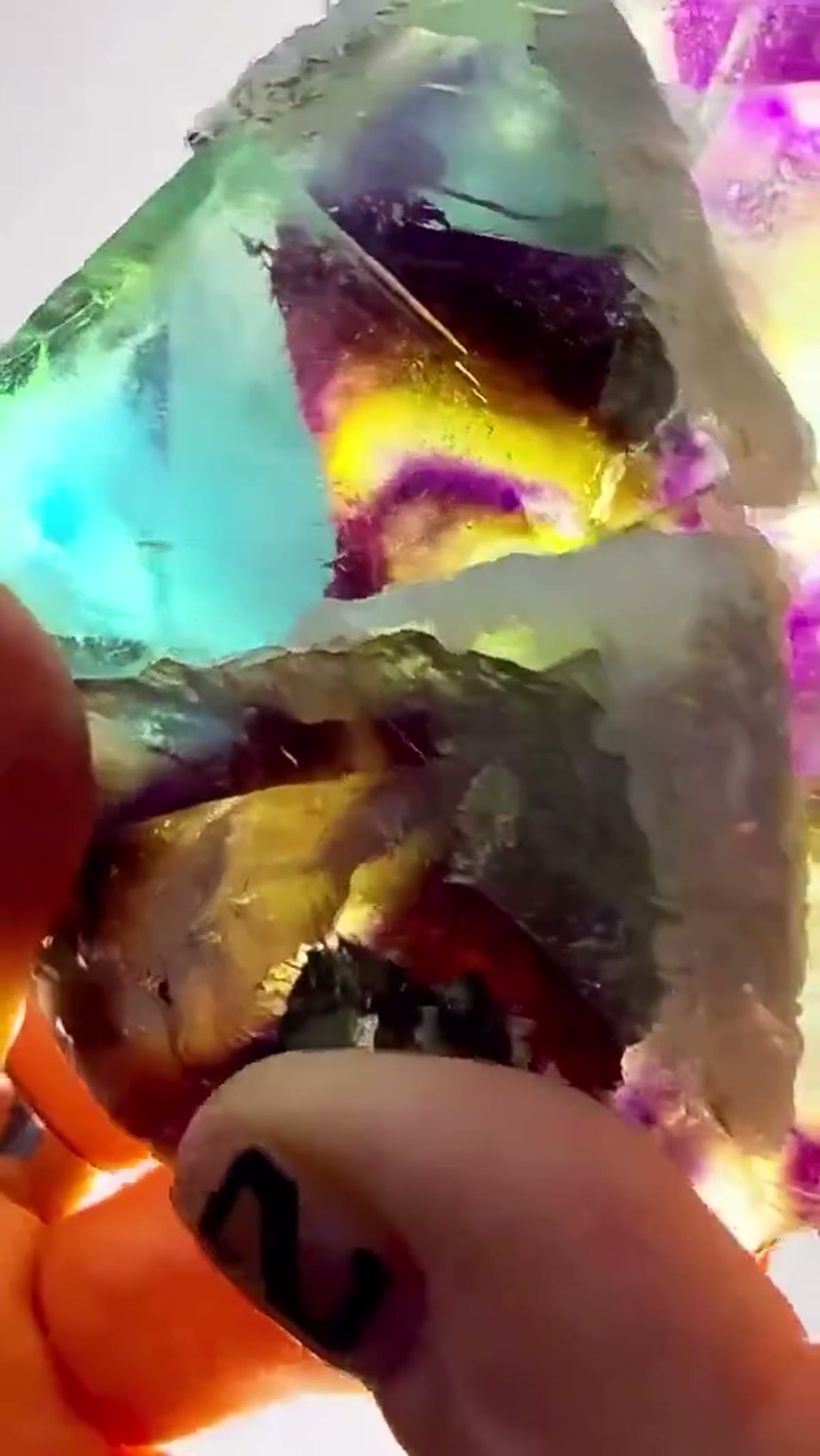 Fluorite Specimen from China: Yindu Cherry Pocket - view 4