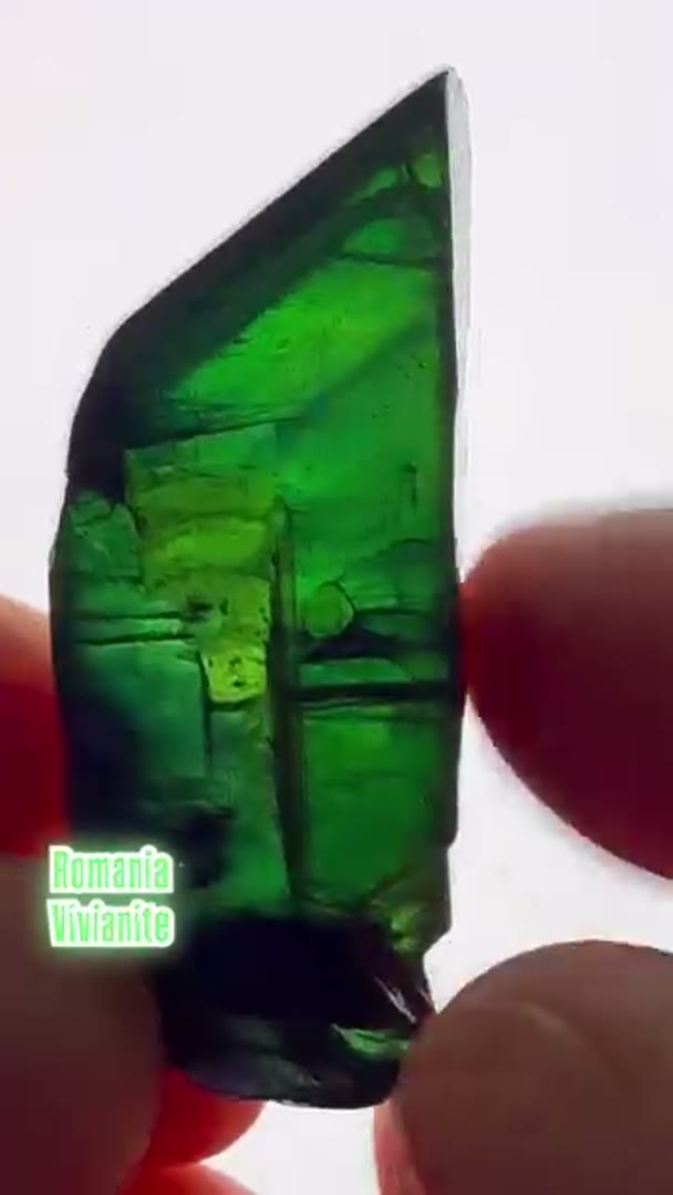 Vivianite from Romania, particularly the Roșia Poieni Mine in Alba County,…