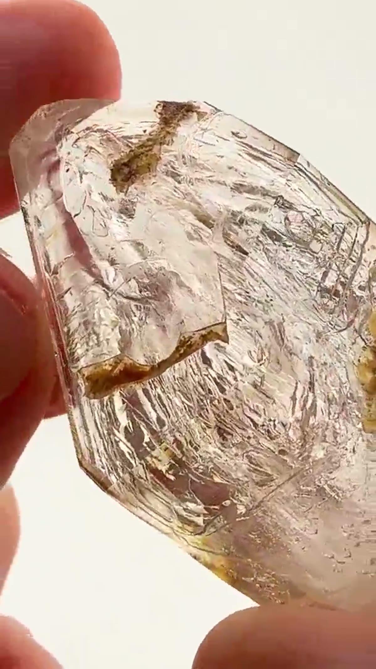 Quartz Specimen from Goboboseb Mountains, Namibia: Ancient Water, Frozen in Time - view 4