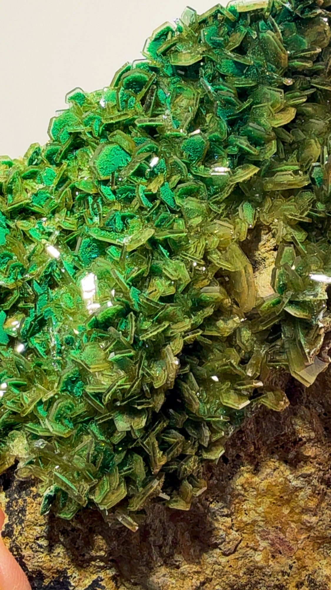 Amazing Large Malachite Barite form the DRC