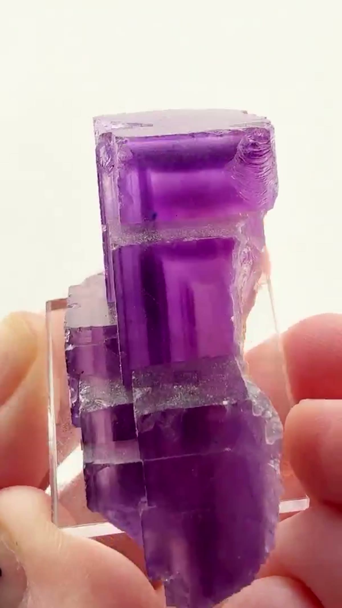 Fluorite Specimen from Hardin County, Illinois: Purple perfection from one of Illinois’ classic fluorite - view 4