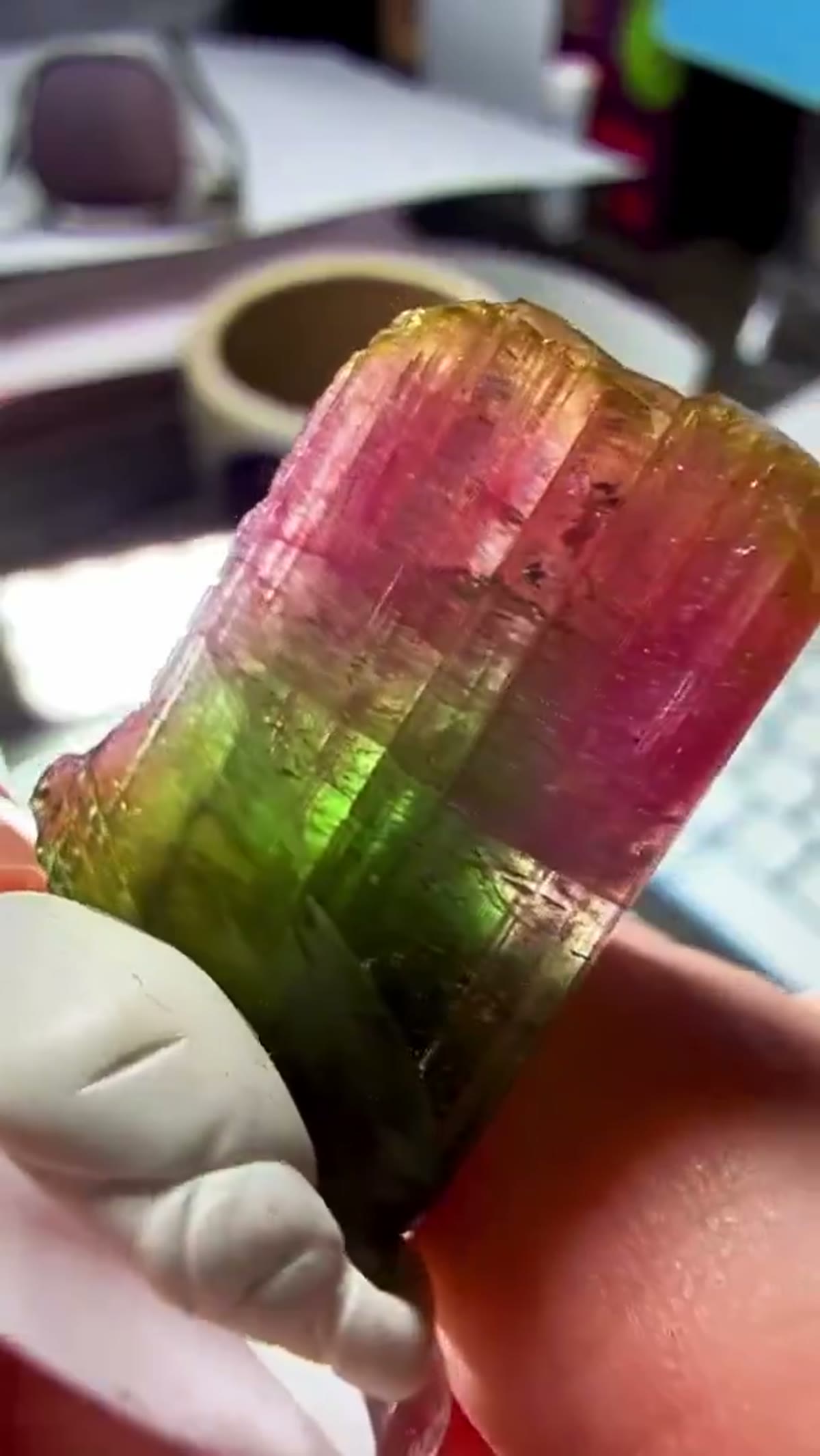 Elbaite Tourmaline Specimen from Minas Gerais, Brazil: Color in motion… pure Brazilian magic - view 4