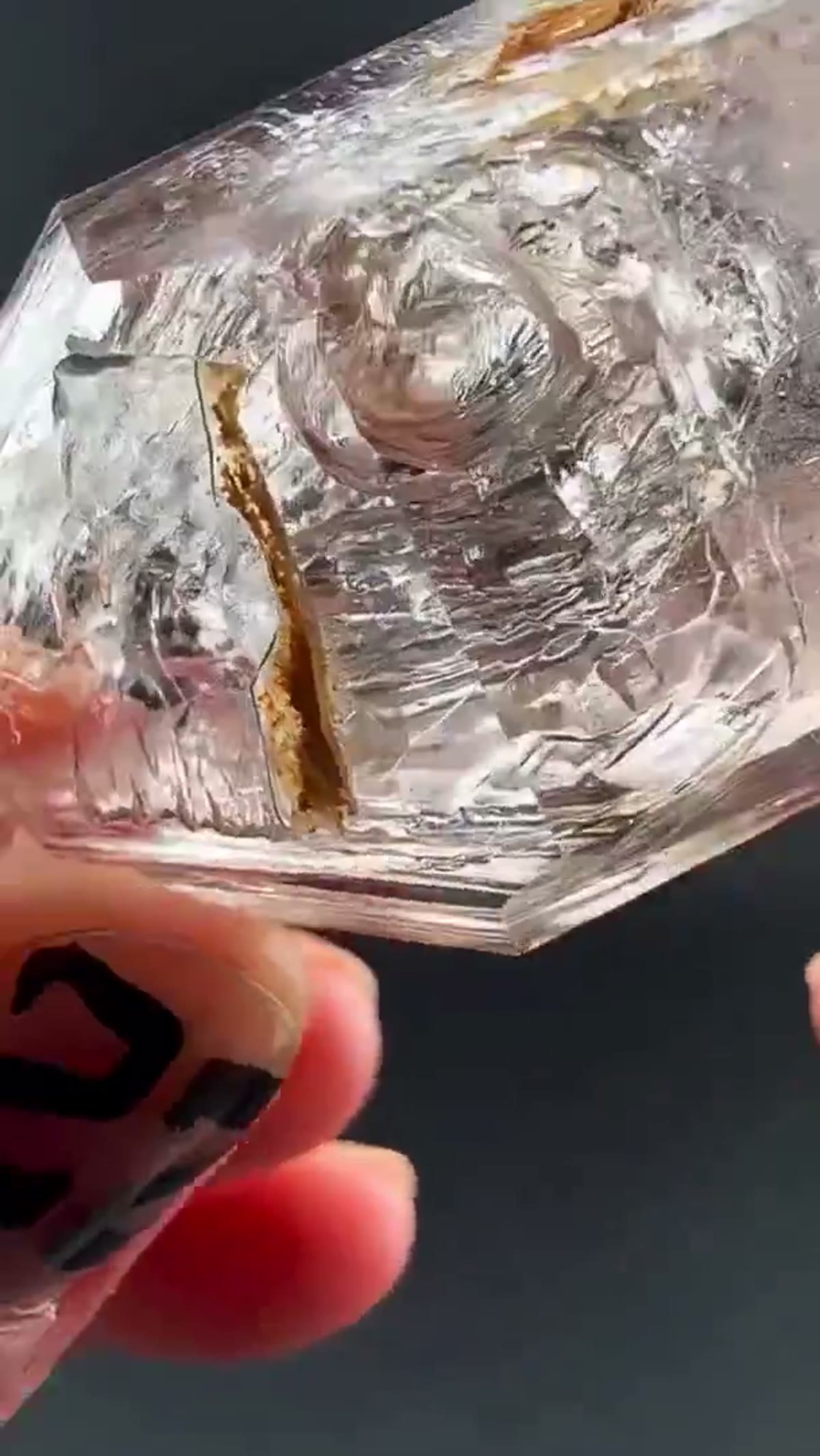 Quartz Specimen from Goboboseb Mountains, Namibia: Liquid time trapped in crystal form… ⏳ - view 4