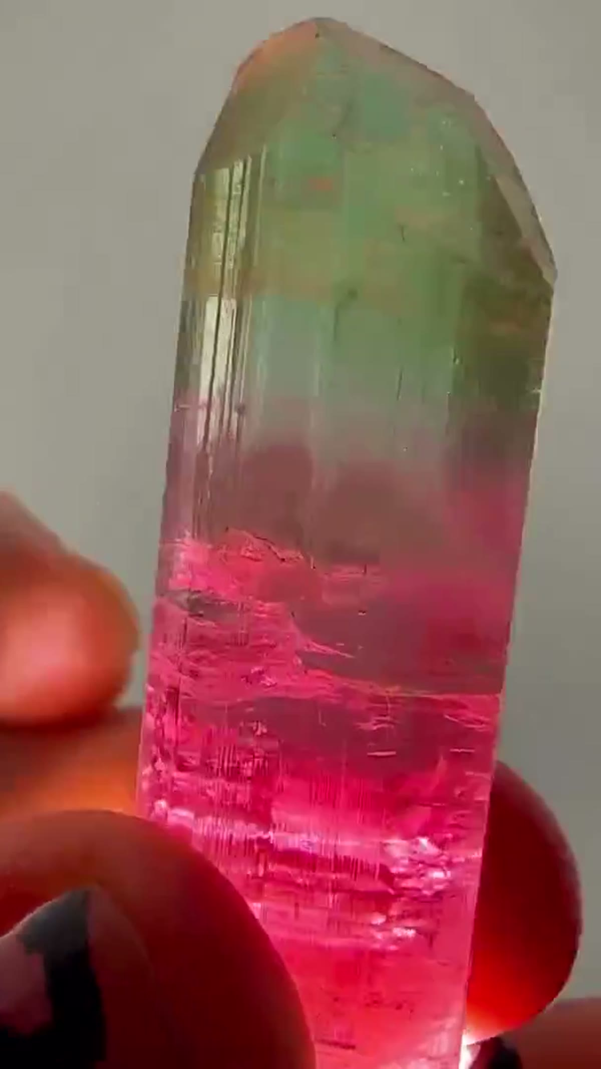 Elbaite Tourmaline Specimen from Paprok, Afghanistan, 29.89 g - view 4