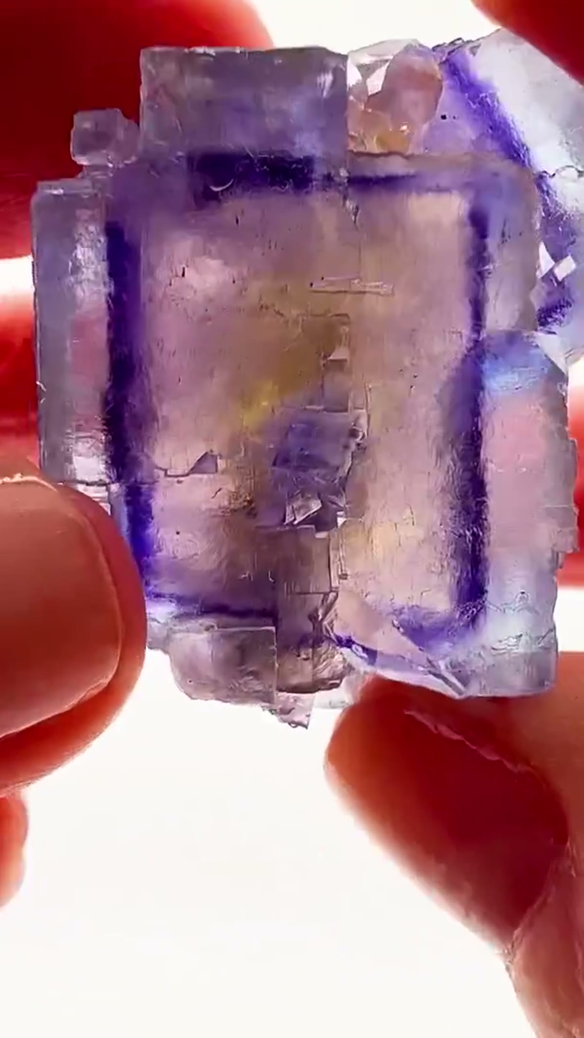 Fluorite Specimen from Minerva No. 1 Mine, Illinois: Cave-In-Rock Blue Glass… Absolute Stunner - view 4