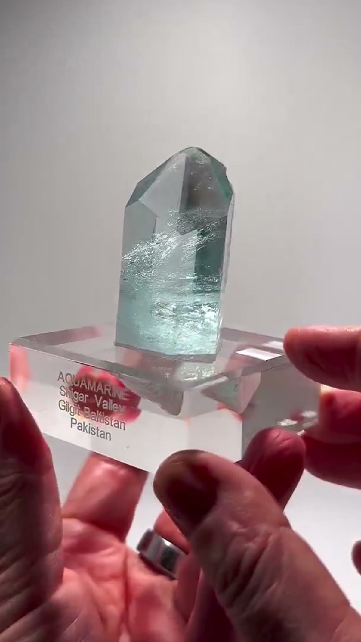 Aquamarine Specimen from Shigar Valley, Pakistan, 100.18 g - view 4