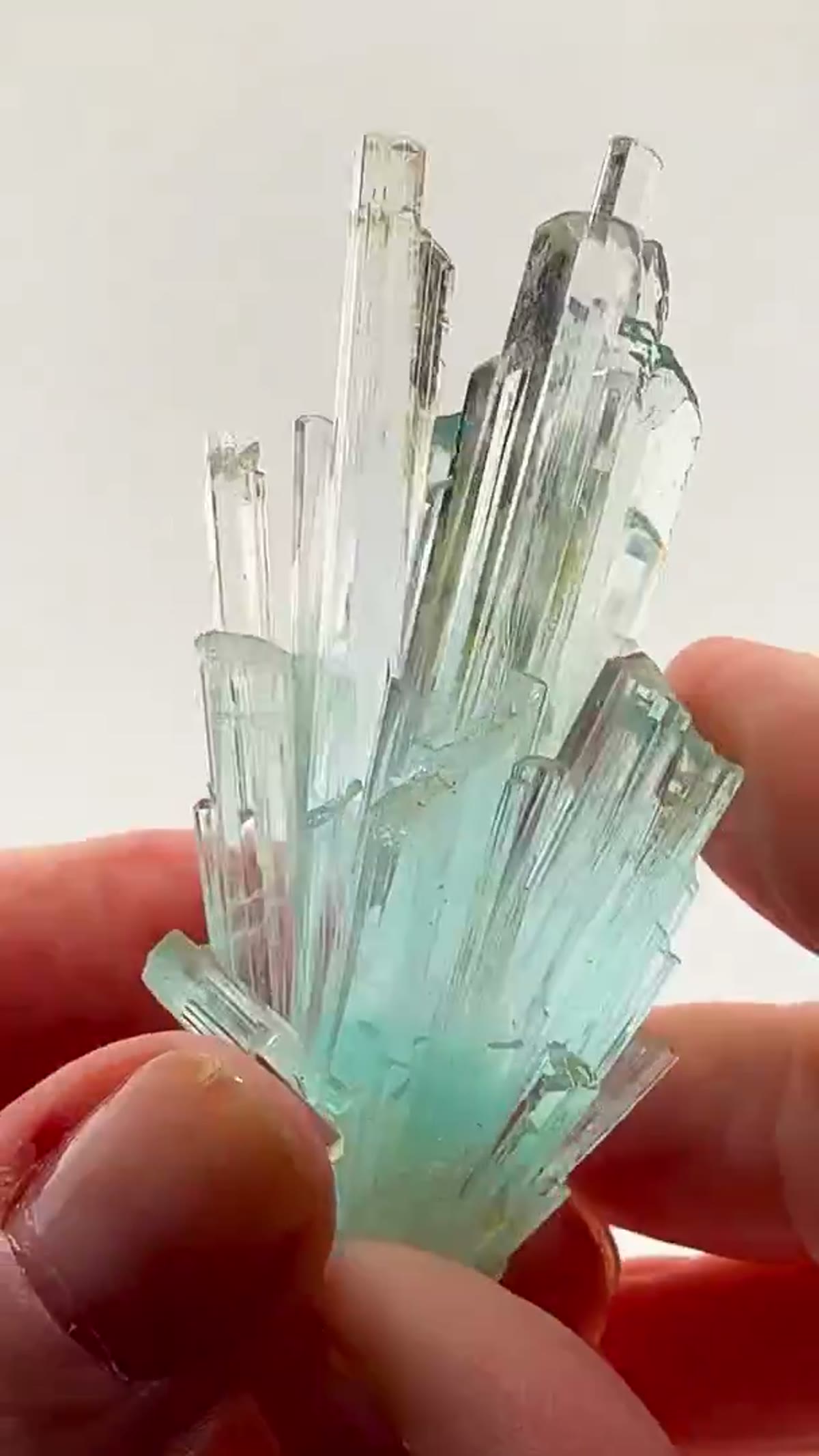 Aquamarine Specimen from Shigar Valley, Pakistan: A Frozen Burst of Blue - view 4