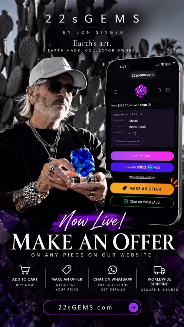 MAKE AN OFFER — NOW LIVE ON 22sGEMS.com