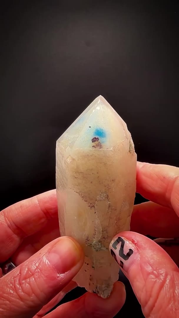PAPAGOITE IN QUARTZ — THAT BLUE HIT