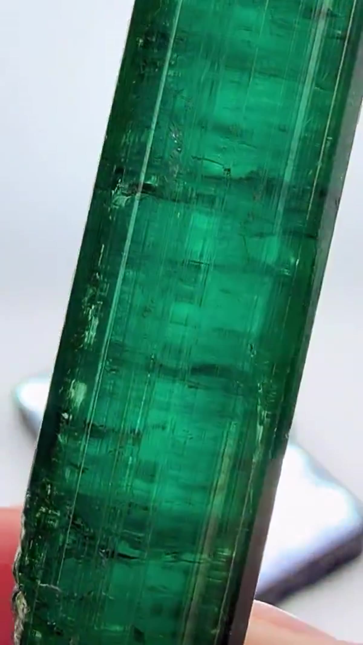 Elbaite Tourmaline Specimen from Minas Gerais, Brazil, 26.5 g: ÁGua Branca Color - view 4