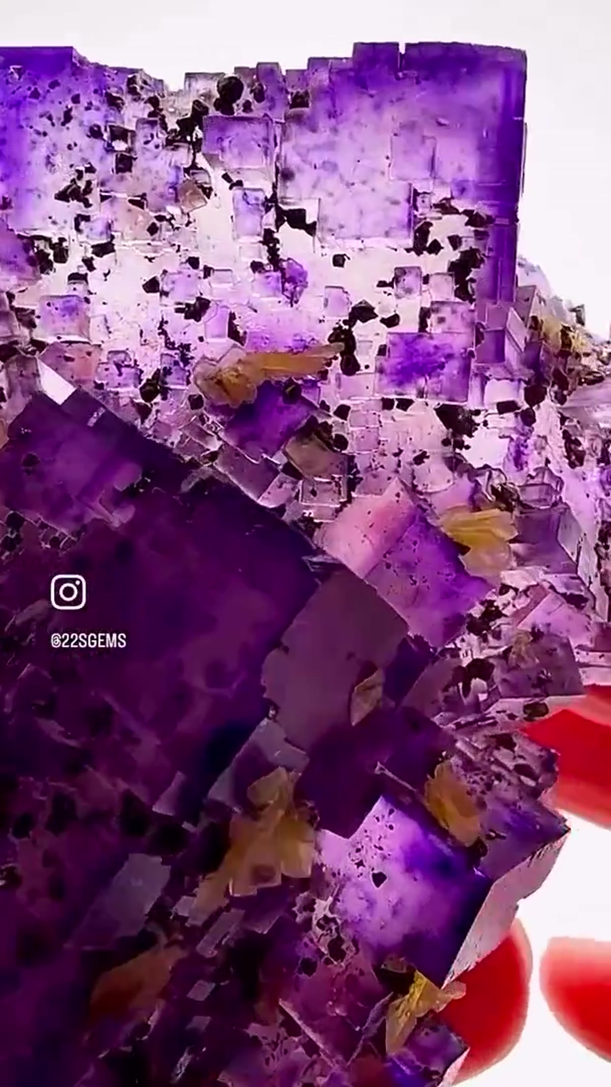 Fluorite Specimen from Denton Mine, Illinois: Purple on Another Level - view 4