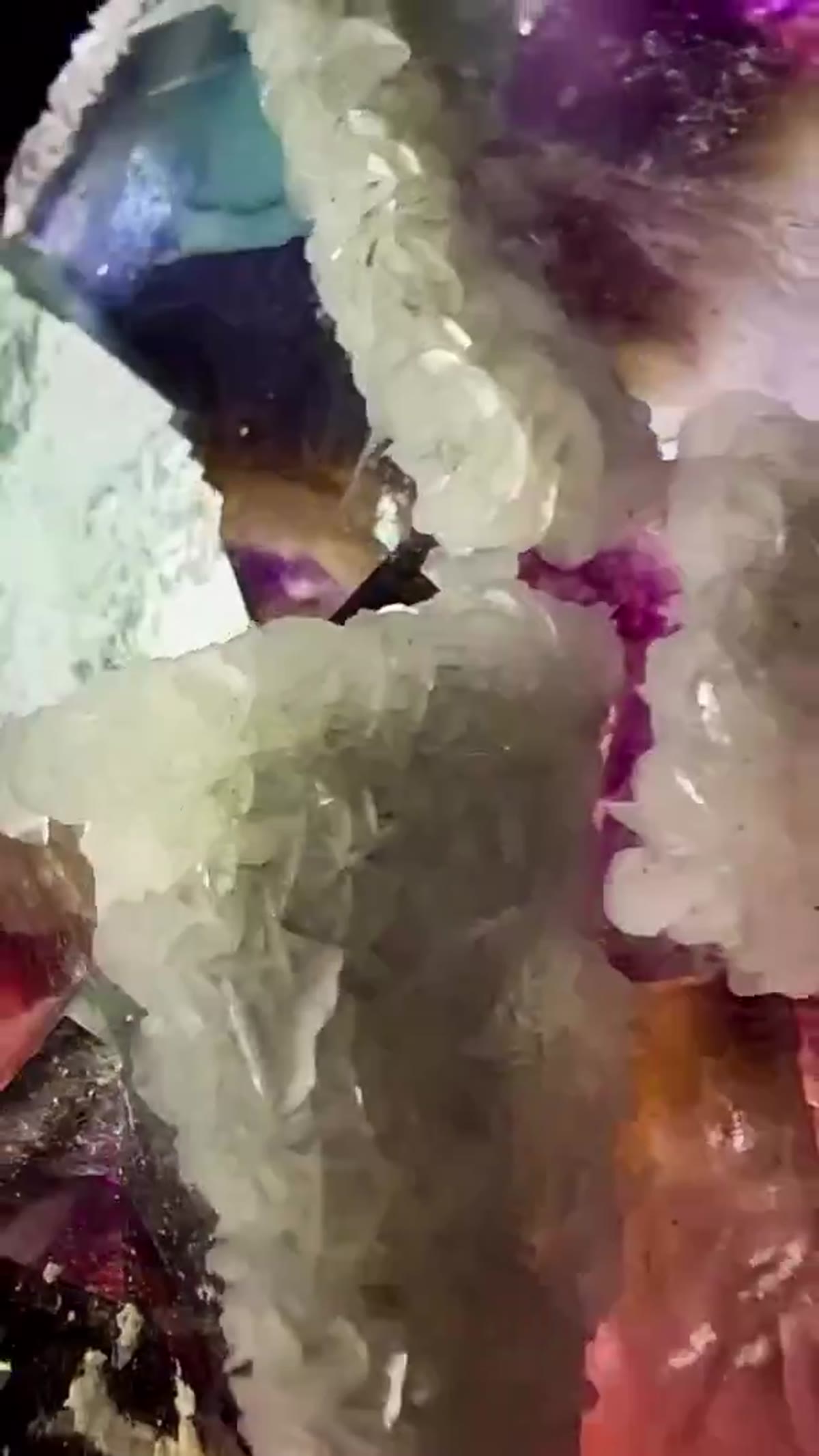 Fluorite Specimen from China: Cherry Pocket Yindu Fluorite - view 4