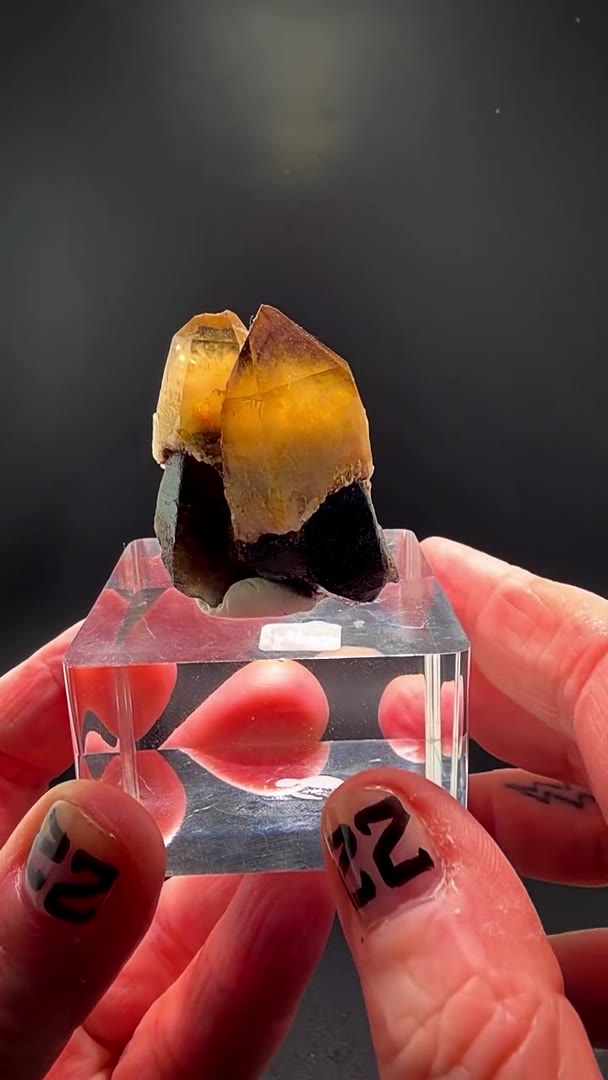 DOUBLE MOONLIGHT POCKET MAGIC… AUSTRALIAN SMOKEY CITRINE ROYALTY!