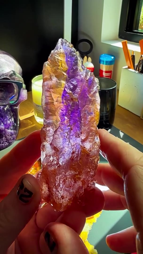 124.68 GRAMS OF ETCHED AMETRINE INSANITY FROM BOLIVIA!
