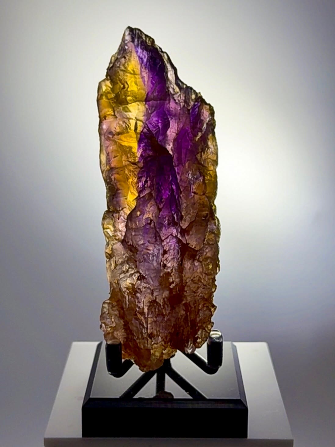 Nature couldn’t decide between amethyst and citrine… so it created both