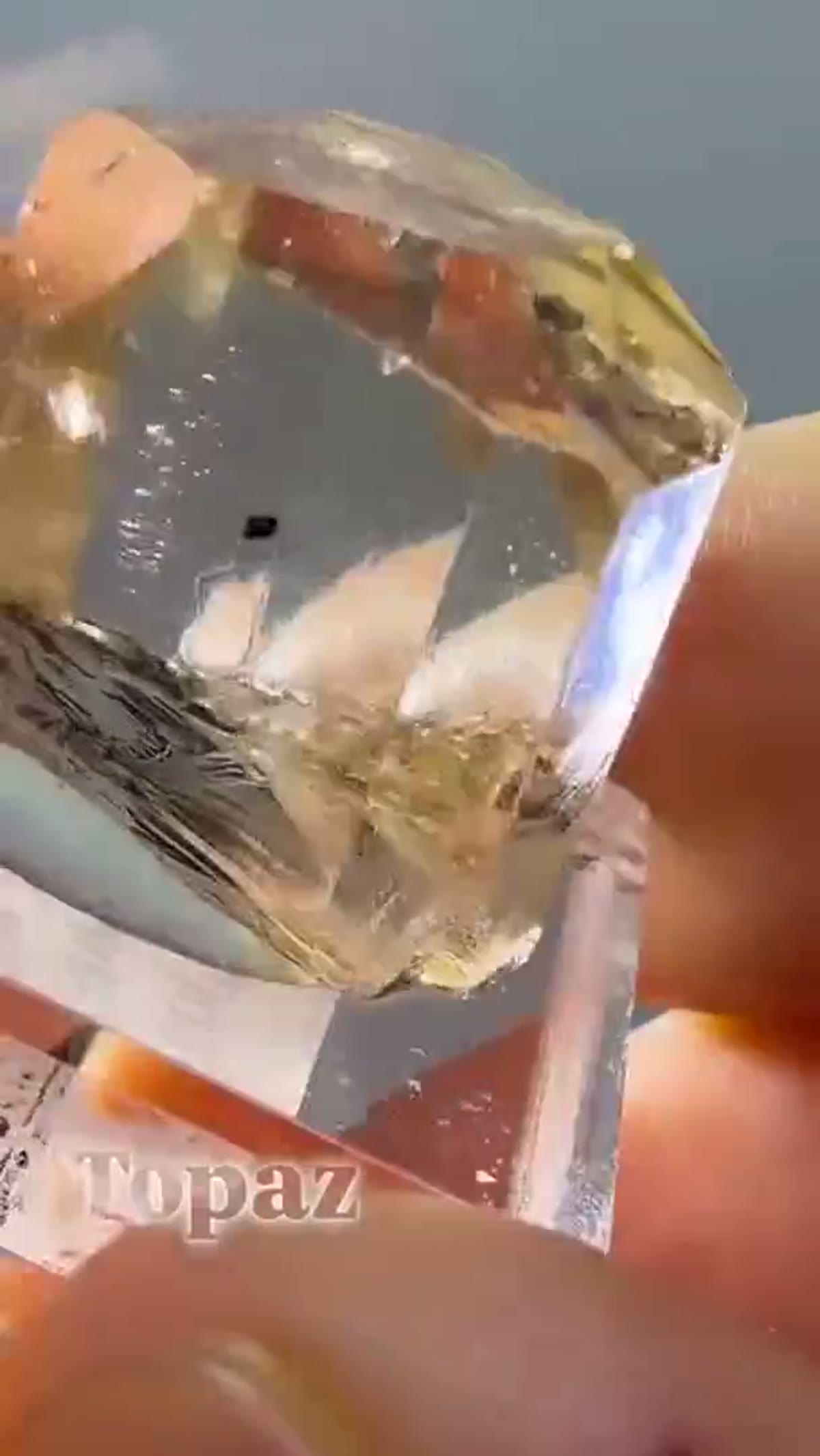 Topaz Specimen from Shigar Valley, Pakistan - view 2