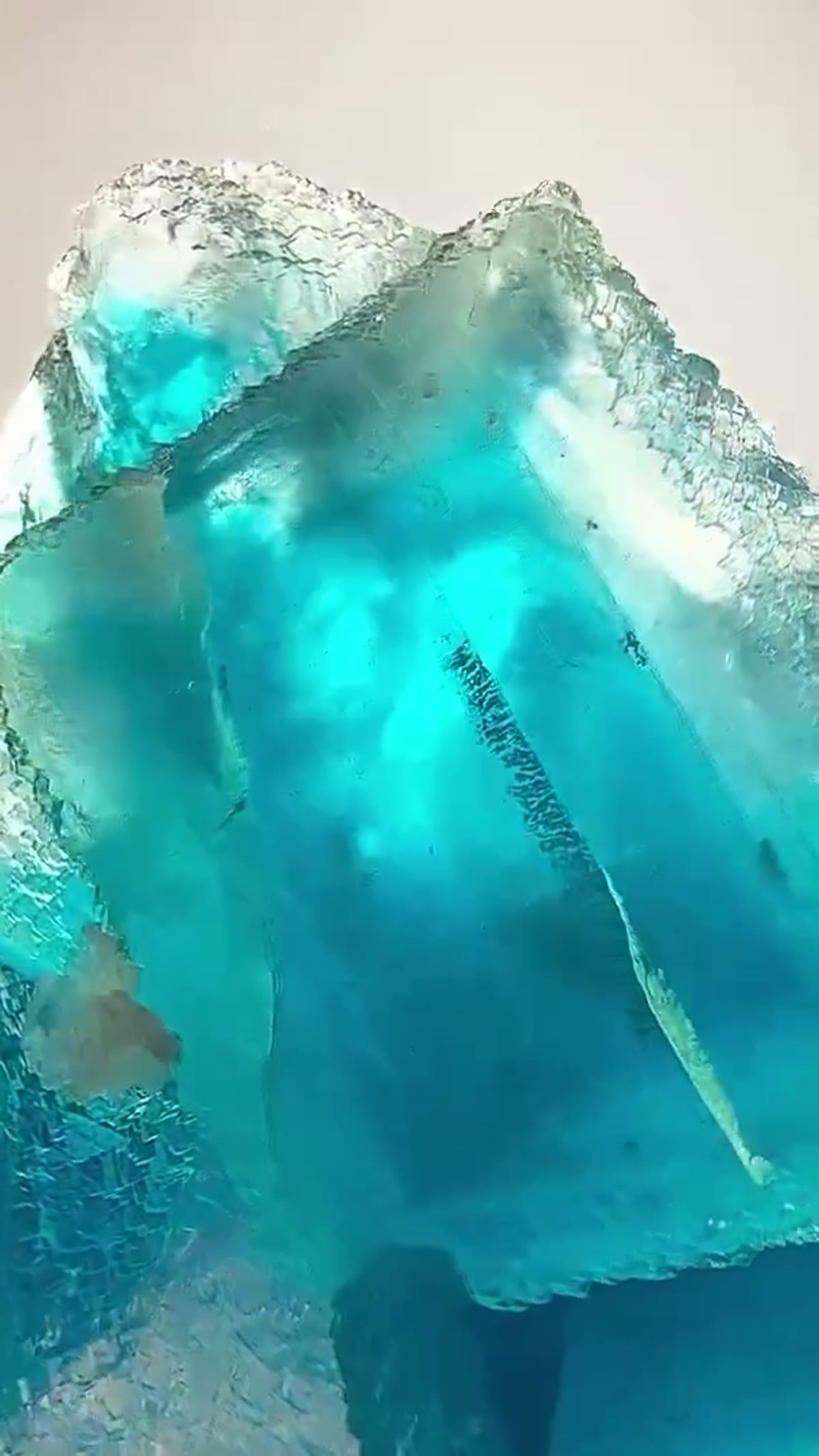 Fluorite Specimen from China: Frozen Blue Perfection - view 2