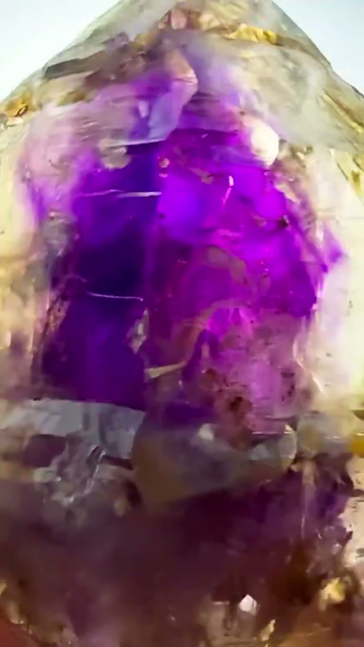 Amethyst Specimen from Goboboseb Mountains, Namibia: A Giant of the Three Trees - view 2
