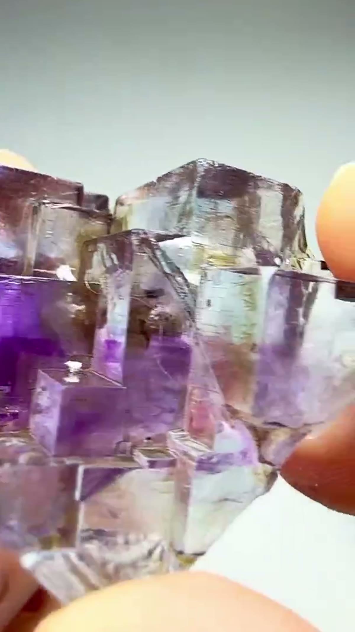 Fluorite Specimen from Minerva No. 1 Mine, Illinois: Minerva No. 1 perfection - view 2