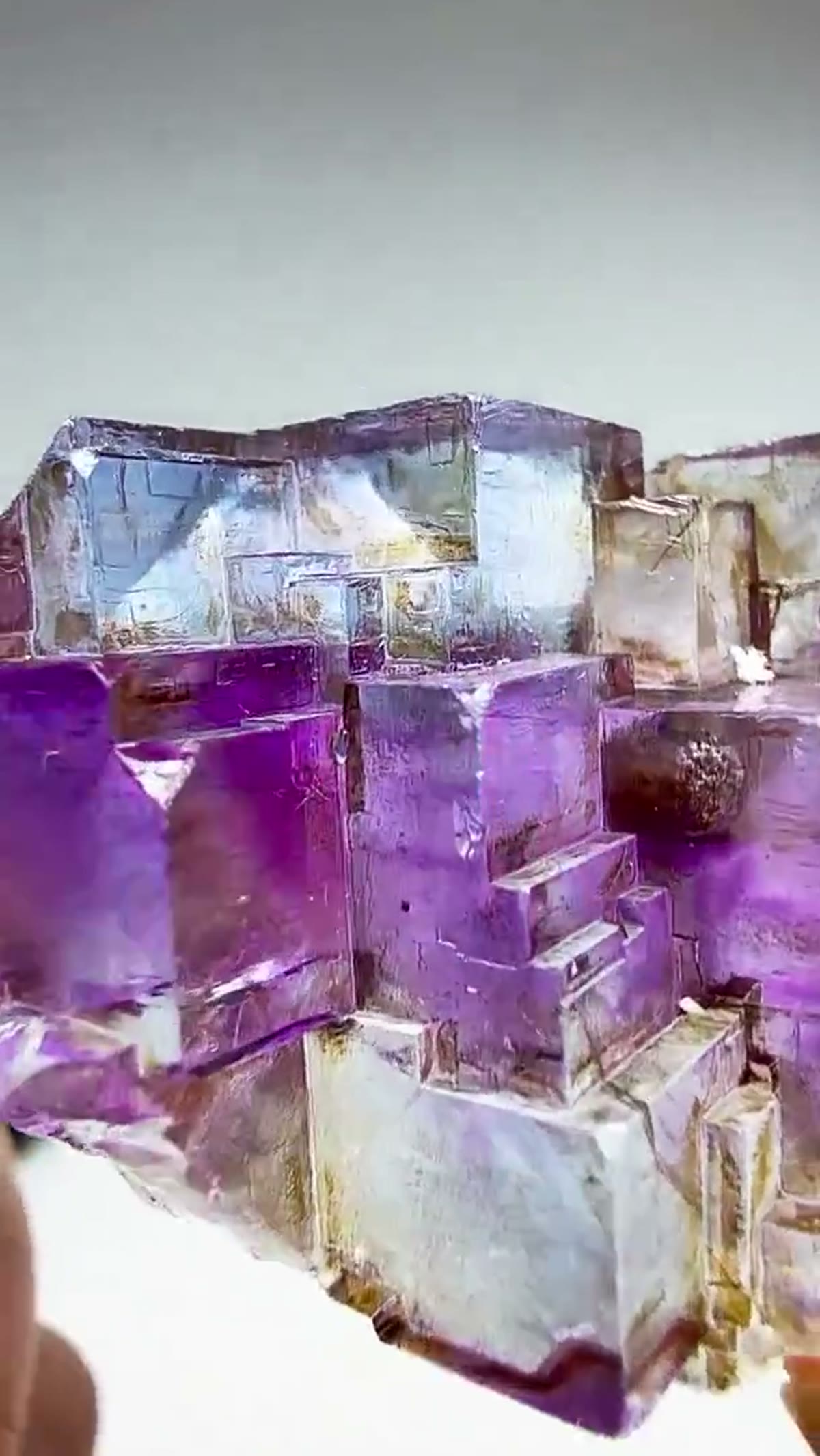 Fluorite Specimen from Minerva No. 1 Mine, Illinois: Minerva No. 1 perfection - view 4