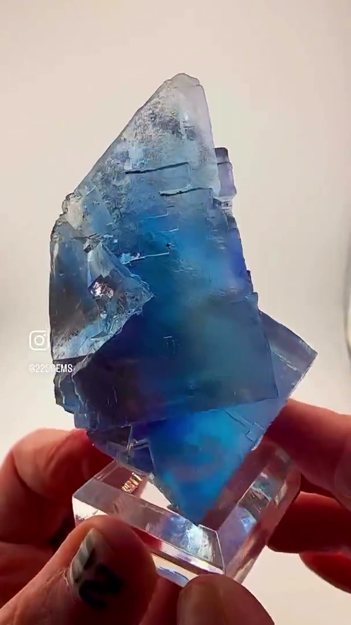 Fluorite Specimen from Minerva No. 1 Mine, Illinois: Minerva Magic - view 2