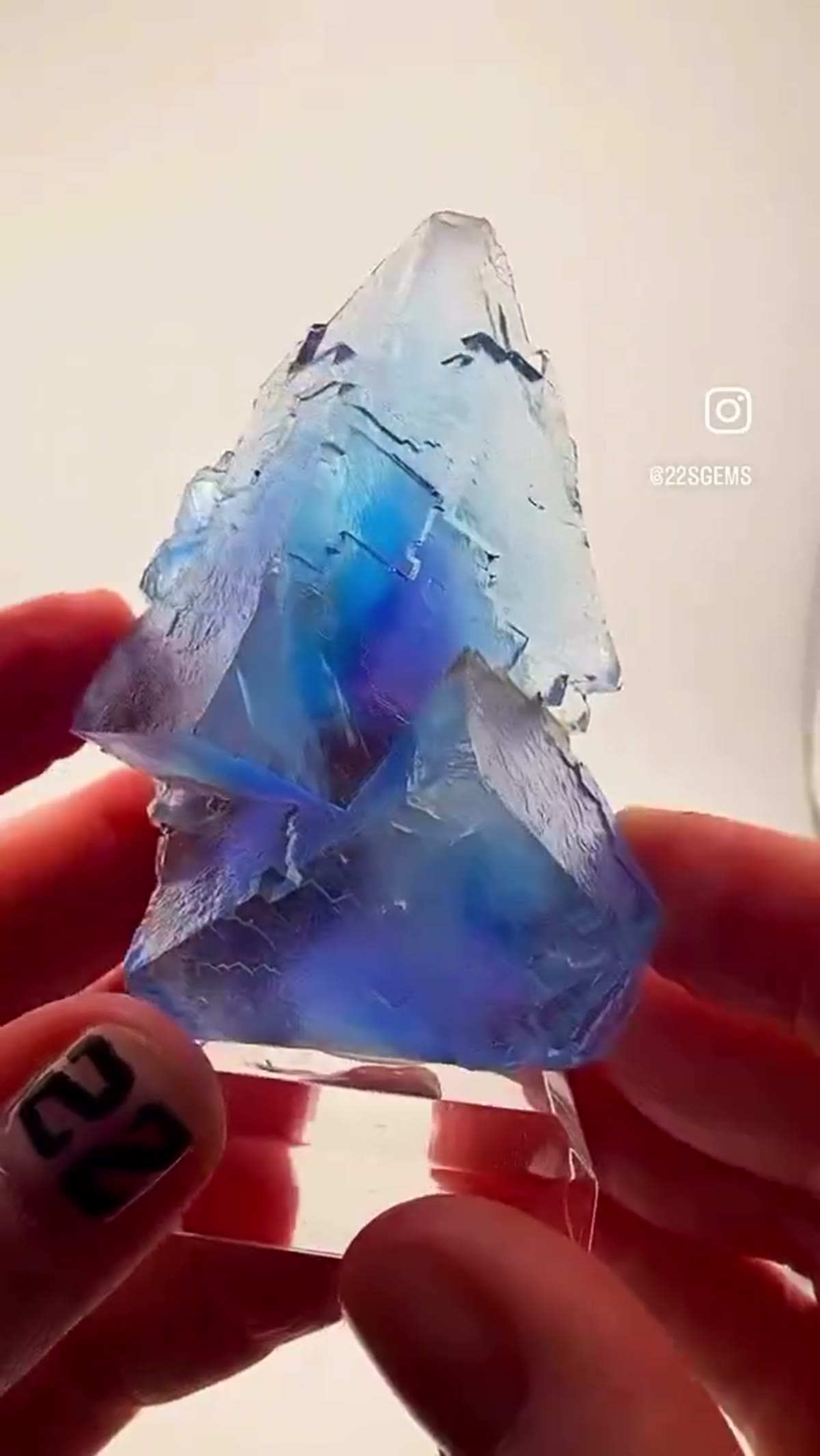 Fluorite Specimen from Minerva No. 1 Mine, Illinois: Minerva Magic - view 3