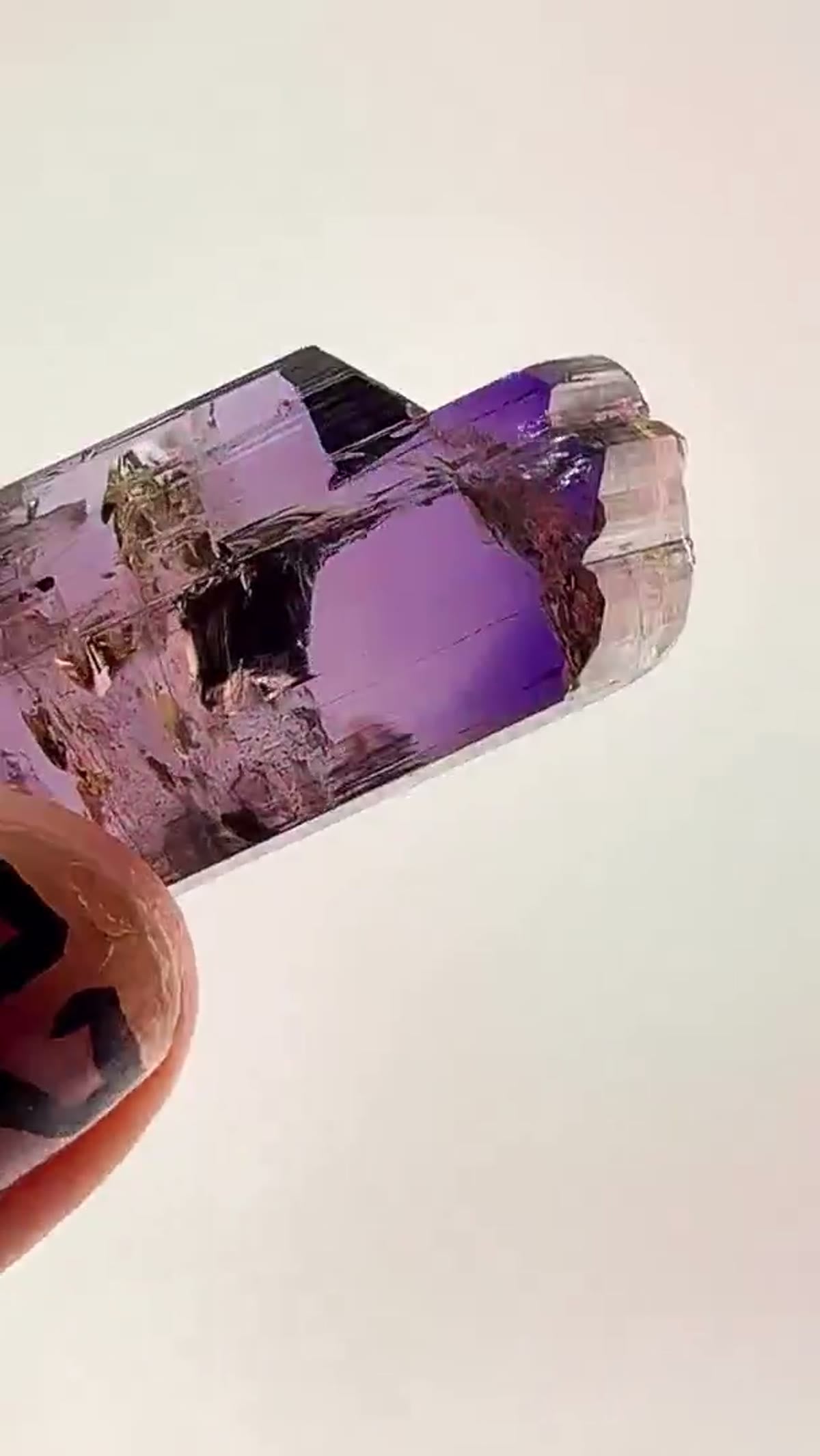 Tanzanite Specimen from Merelani Hills, Tanzania, 17 g: 17 grams of pure Merelani - view 2