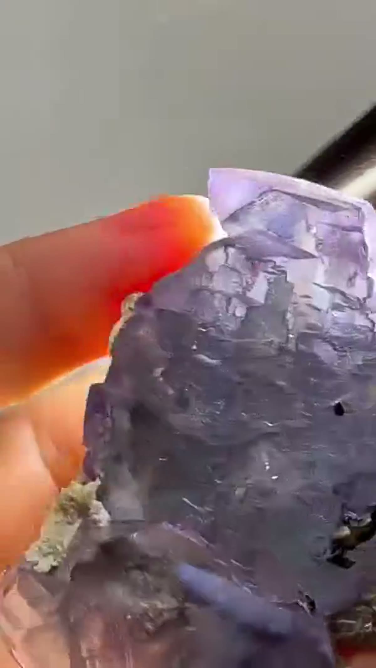 Fluorite Specimen: Phantom Fluorite Yaogangxian Hunan Province - view 3