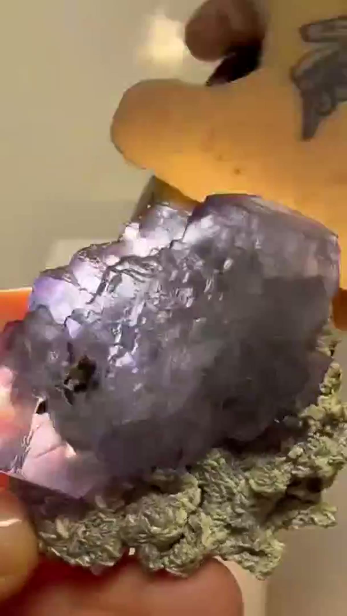 Fluorite Specimen: Phantom Fluorite Yaogangxian Hunan Province - view 4