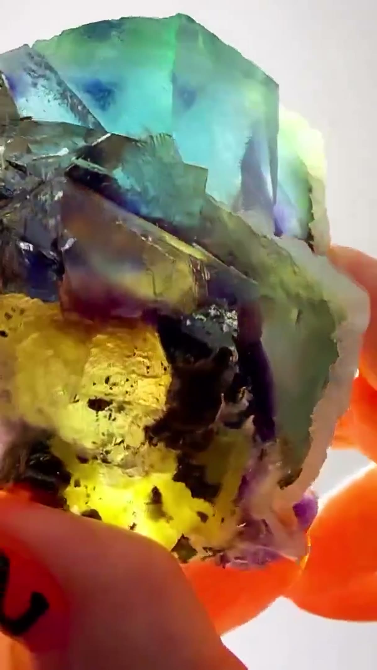 Fluorite Specimen from China: Yindu Cherry Pocket - view 2