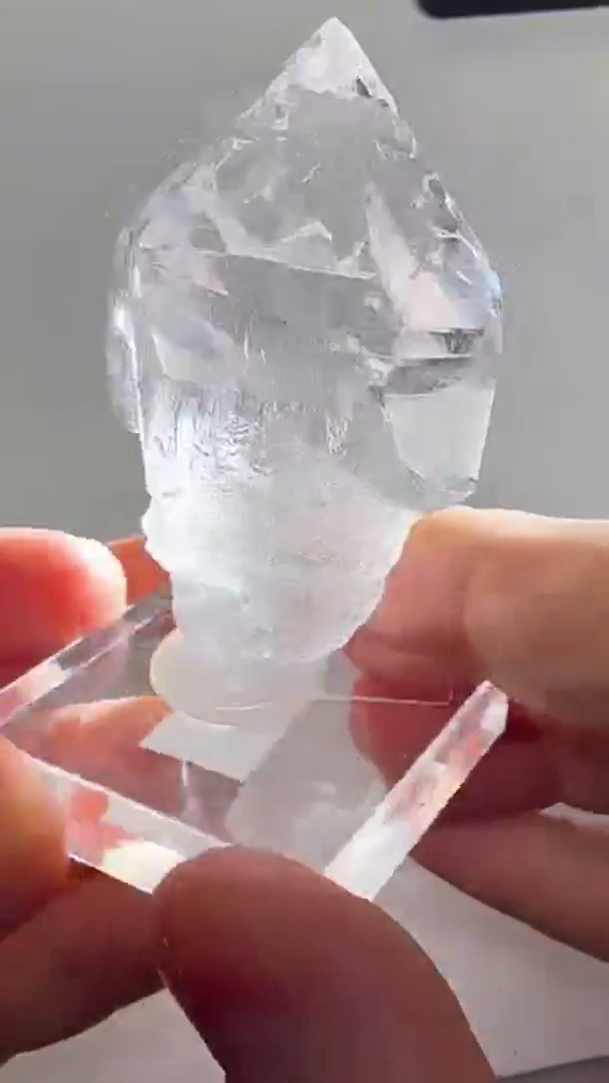 Quartz Specimen: Himalayan Quartz works as any other Quartz crystal, except - view 2
