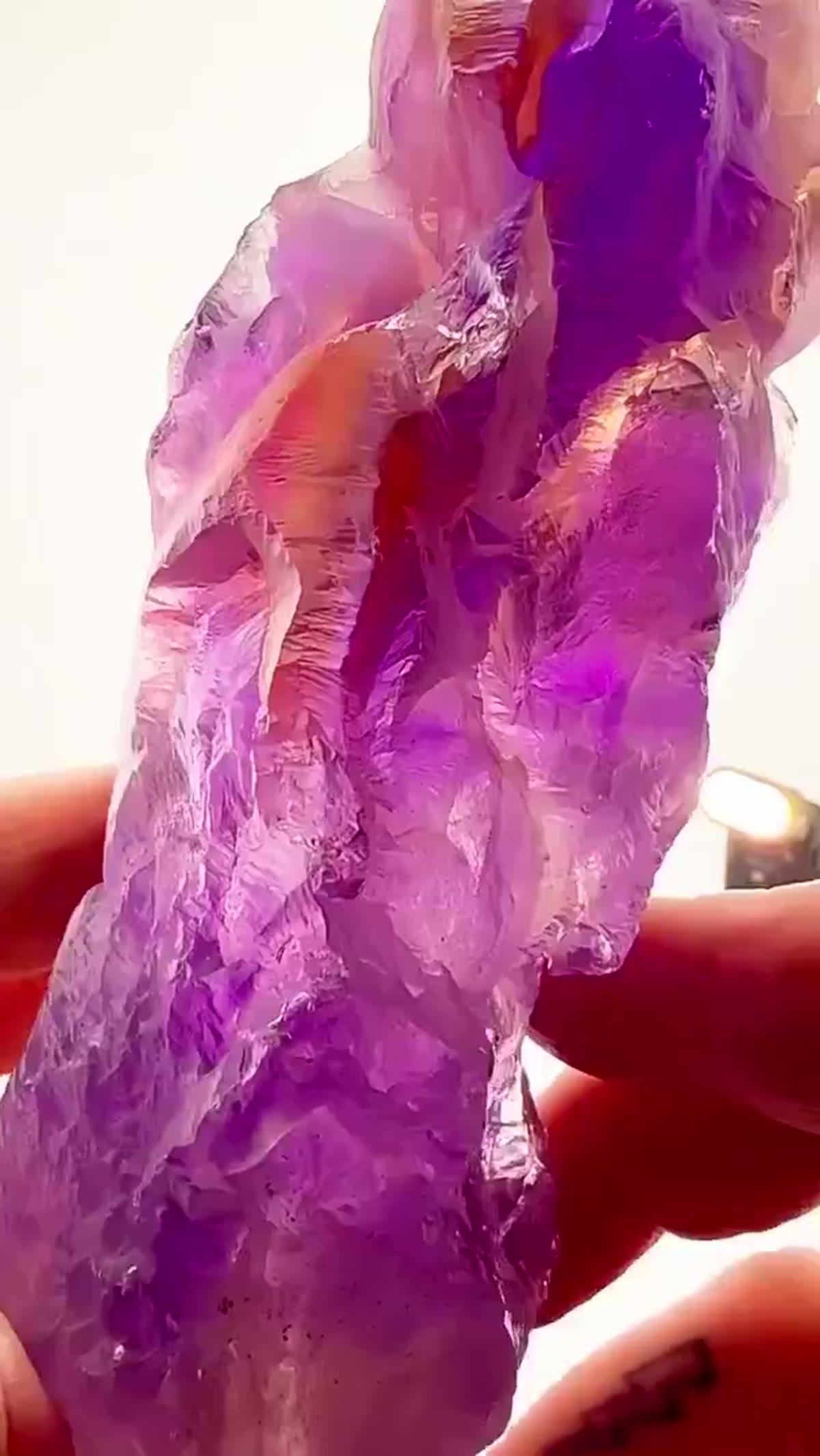 Ametrine Specimen: Bolivian Ametrine at its finest - view 2