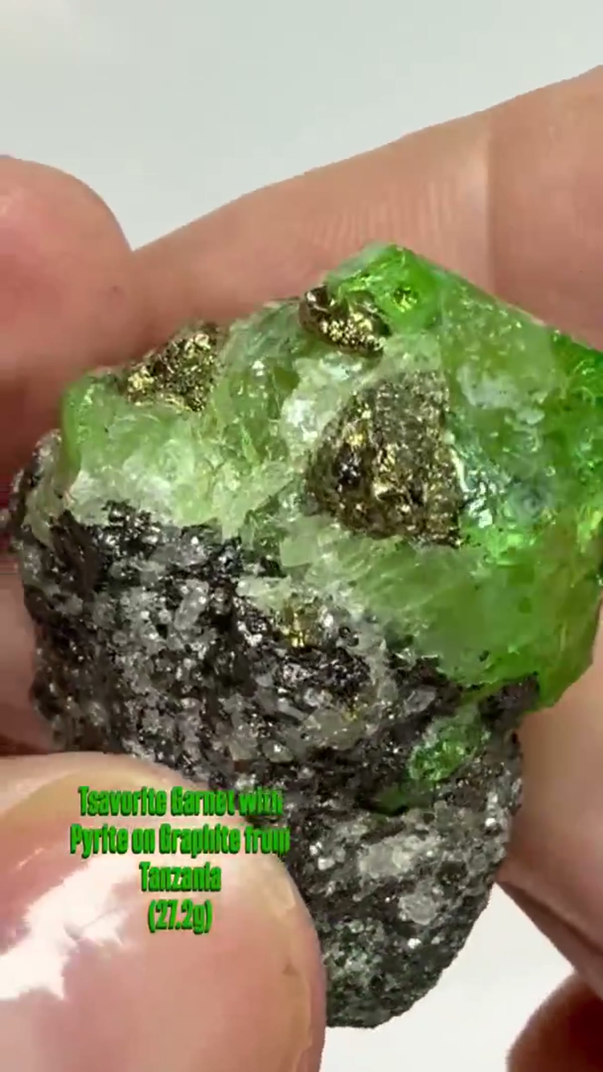 Garnet Specimen from Tanzania, 27.2 g - view 2