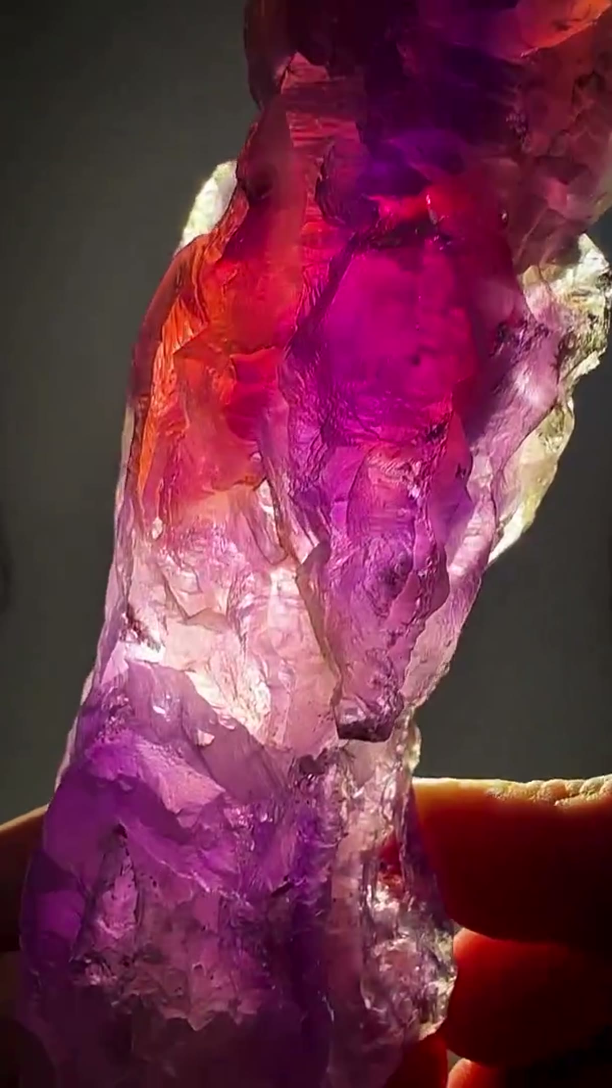 Ametrine Specimen, 573 g - view 2