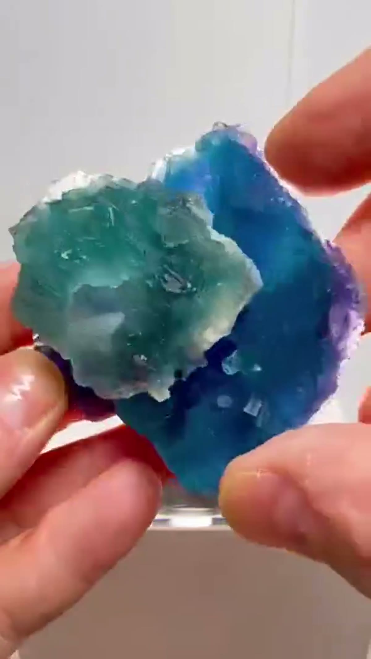 Fluorite Specimen: Zhejiang Blue Fluorite - view 2
