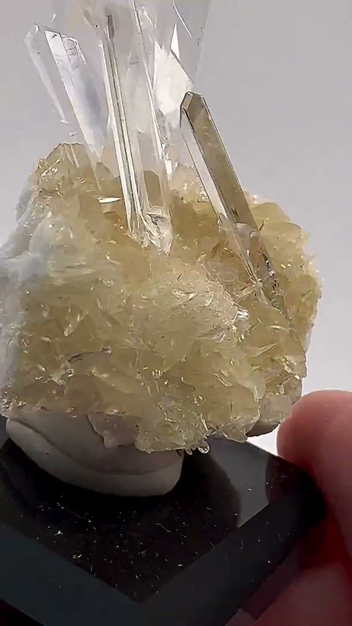 Gypsum Specimen: Crystal-clear Spanish elegance - view 2