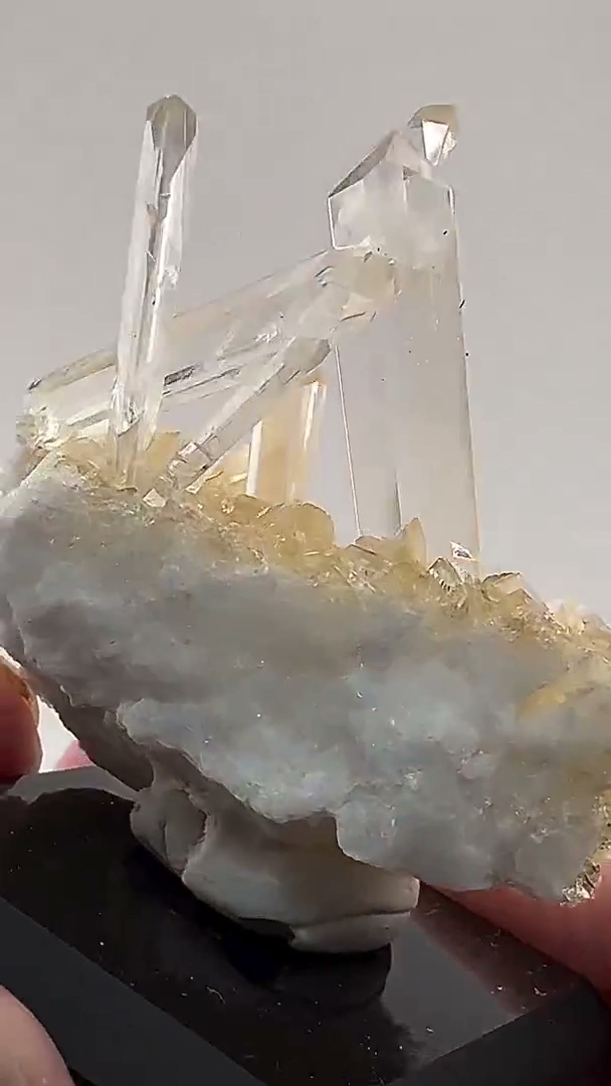 Gypsum Specimen: Crystal-clear Spanish elegance - view 4