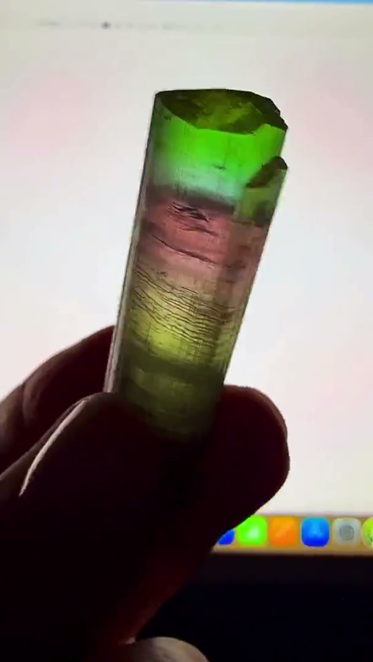 Elbaite Tourmaline Specimen, 17 g - view 3
