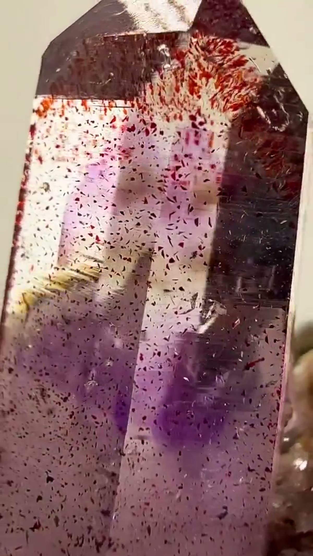 Amethyst Specimen from Goboboseb Mountains, Namibia: An absolute next-level Streep Mine masterpiece - view 2