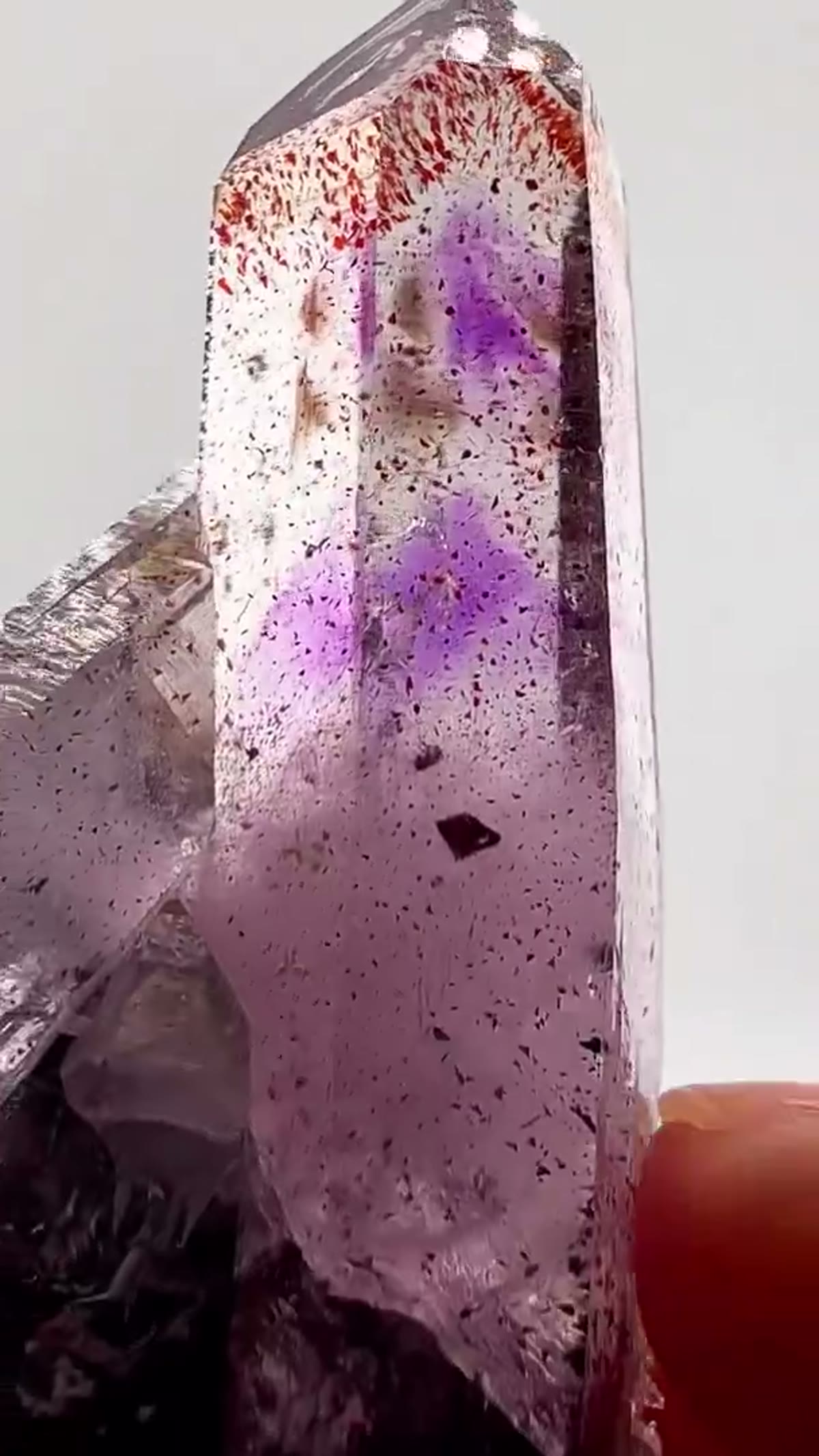 Amethyst Specimen from Goboboseb Mountains, Namibia: An absolute next-level Streep Mine masterpiece - view 3