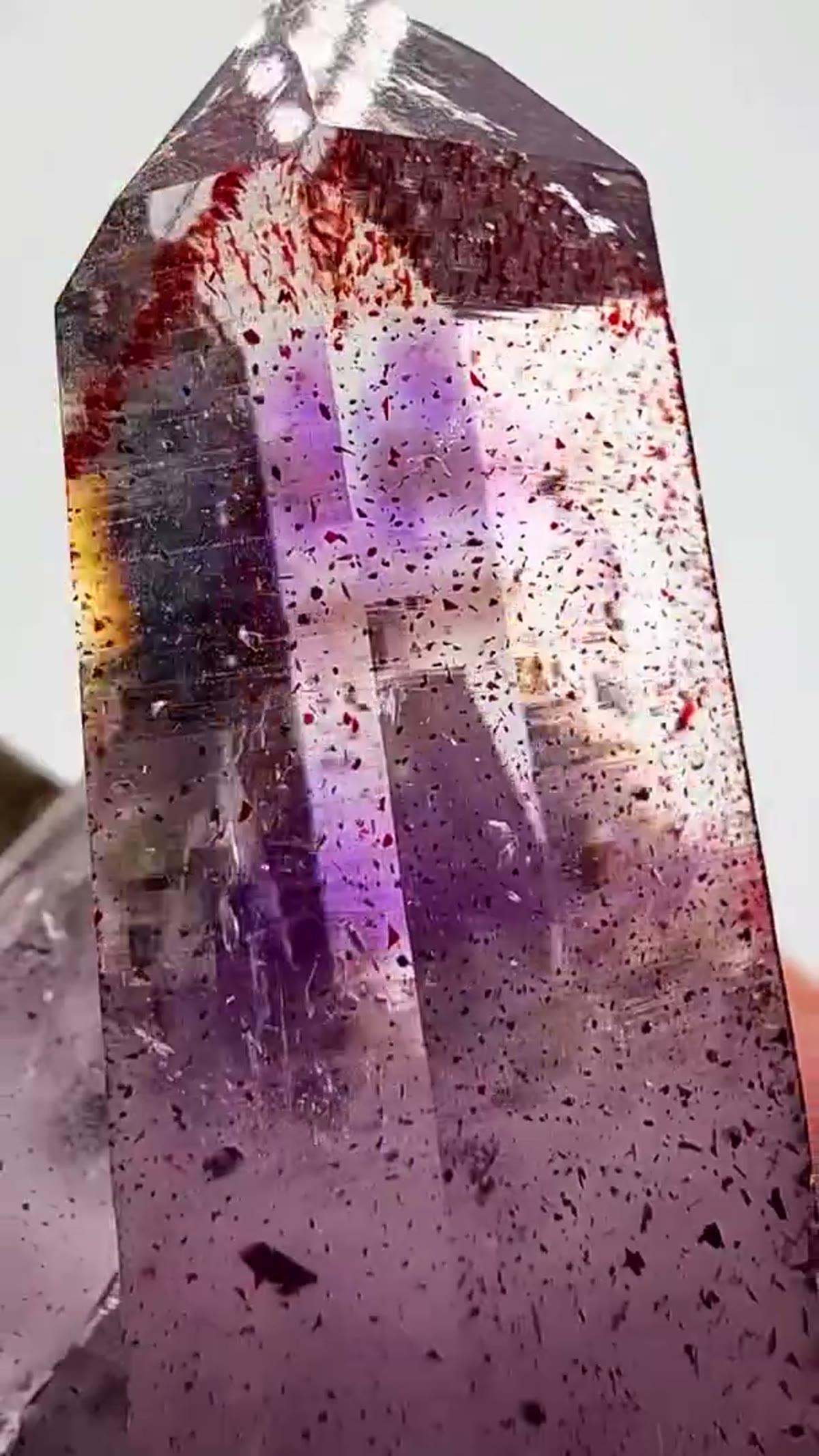 Amethyst Specimen from Goboboseb Mountains, Namibia: An absolute next-level Streep Mine masterpiece - view 4