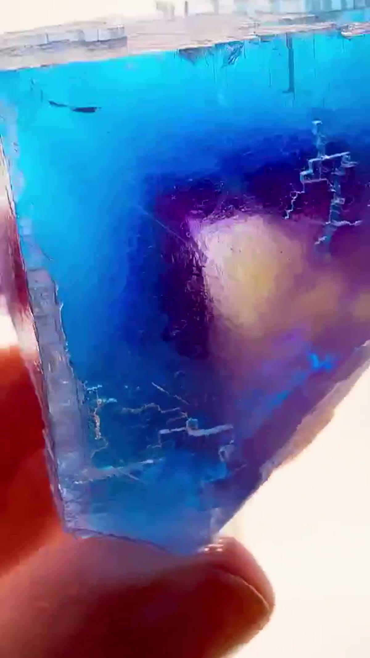 Fluorite Specimen from Minerva No. 1 Mine, Illinois: Blue Magic - view 4