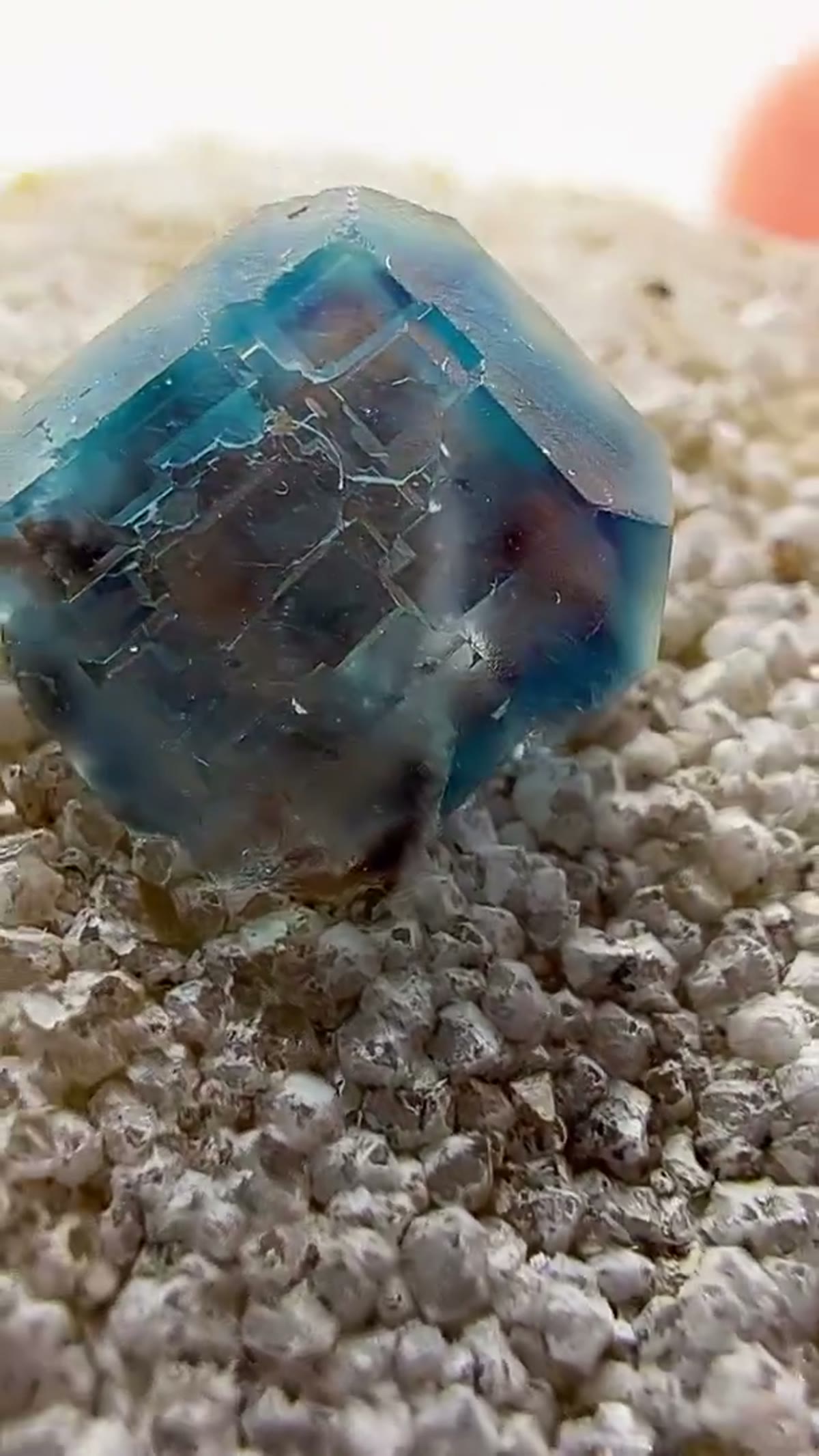 Fluorite Specimen from China: An Ice Cube from Old Fujian - view 2