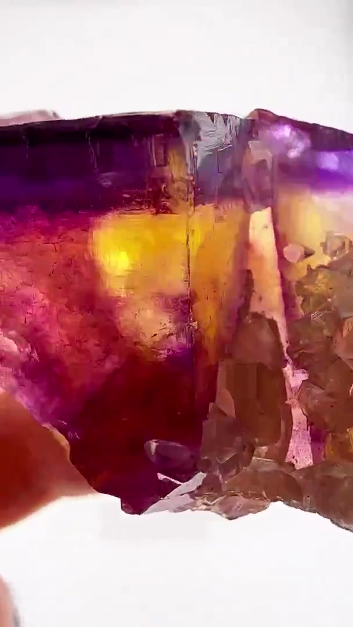 Fluorite Specimen from Minerva No. 1 Mine, Illinois: Illinois color magic at its finest - view 4