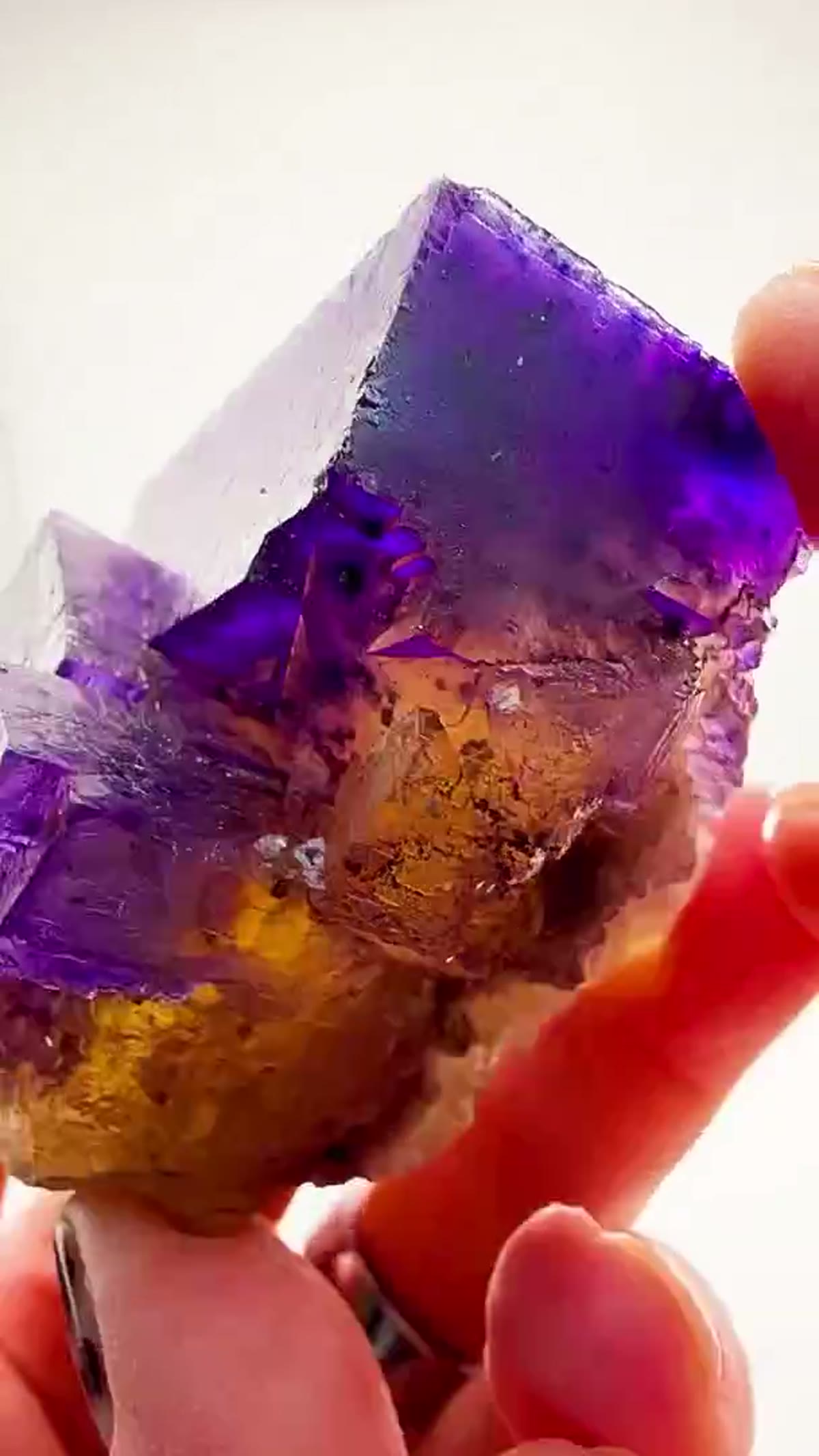 Fluorite Specimen from Denton Mine, Illinois: Illinois fluorite at its finest - view 3
