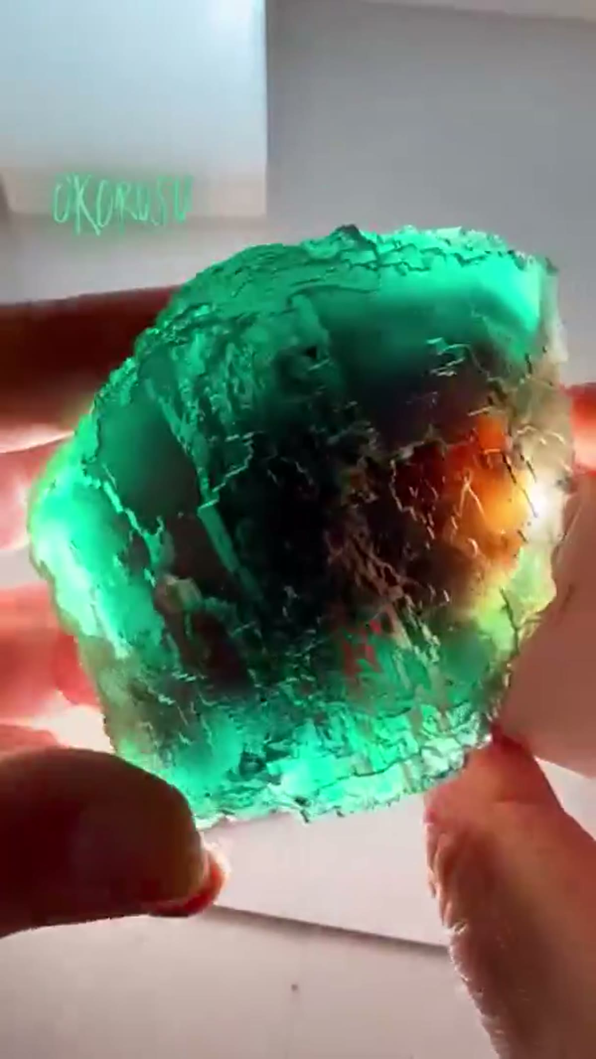 Fluorite Specimen from Namibia: Okorusu Fluorite - view 4