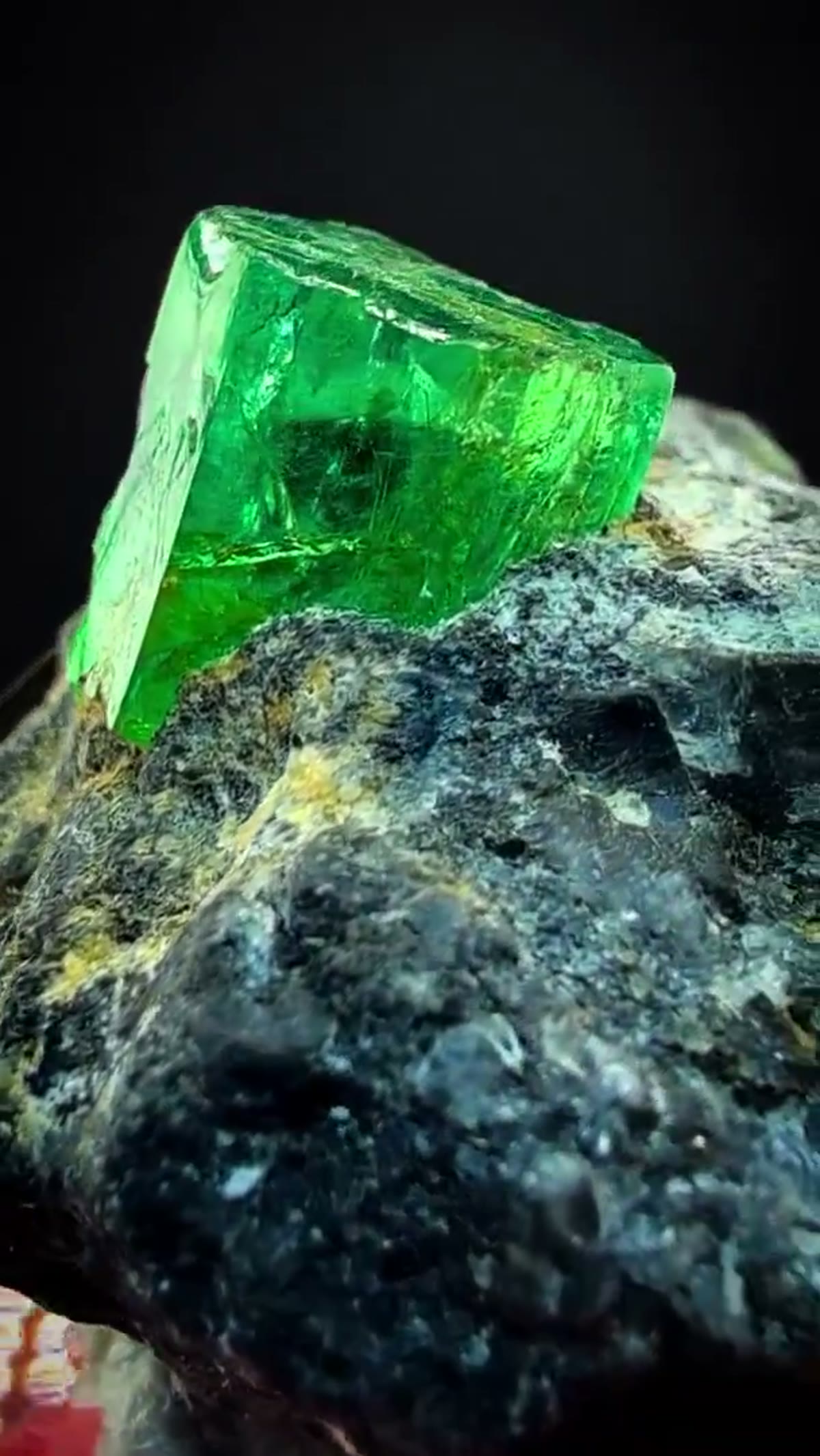 Emerald Specimen: Colombian emerald perfection - view 3