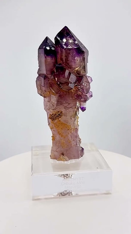 Slowly taking in every detail… and somehow this Chibuku smoky amethyst…